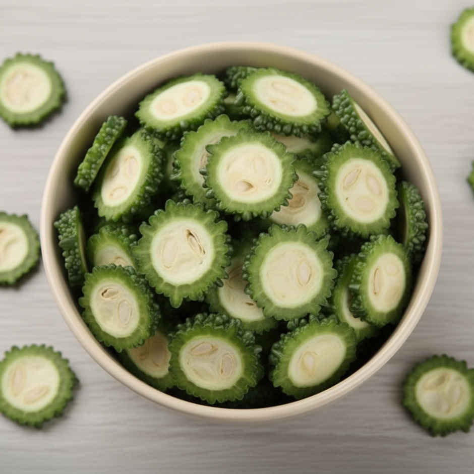 Bitter Gourd Cut