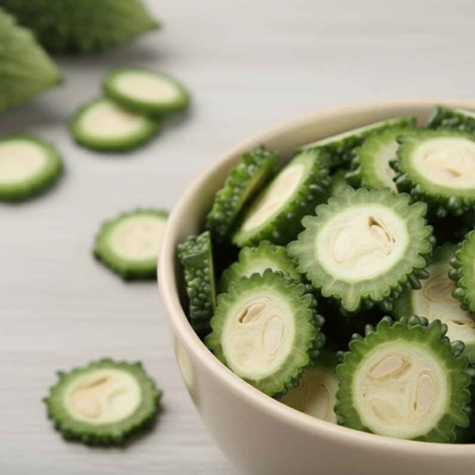 Bitter Gourd Cut