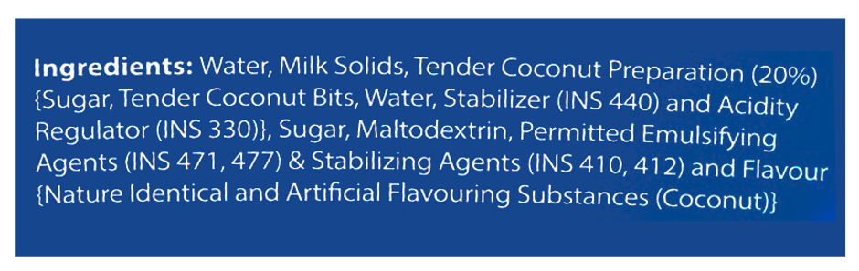 Creambell Tender Coconut Ice Cream Tub