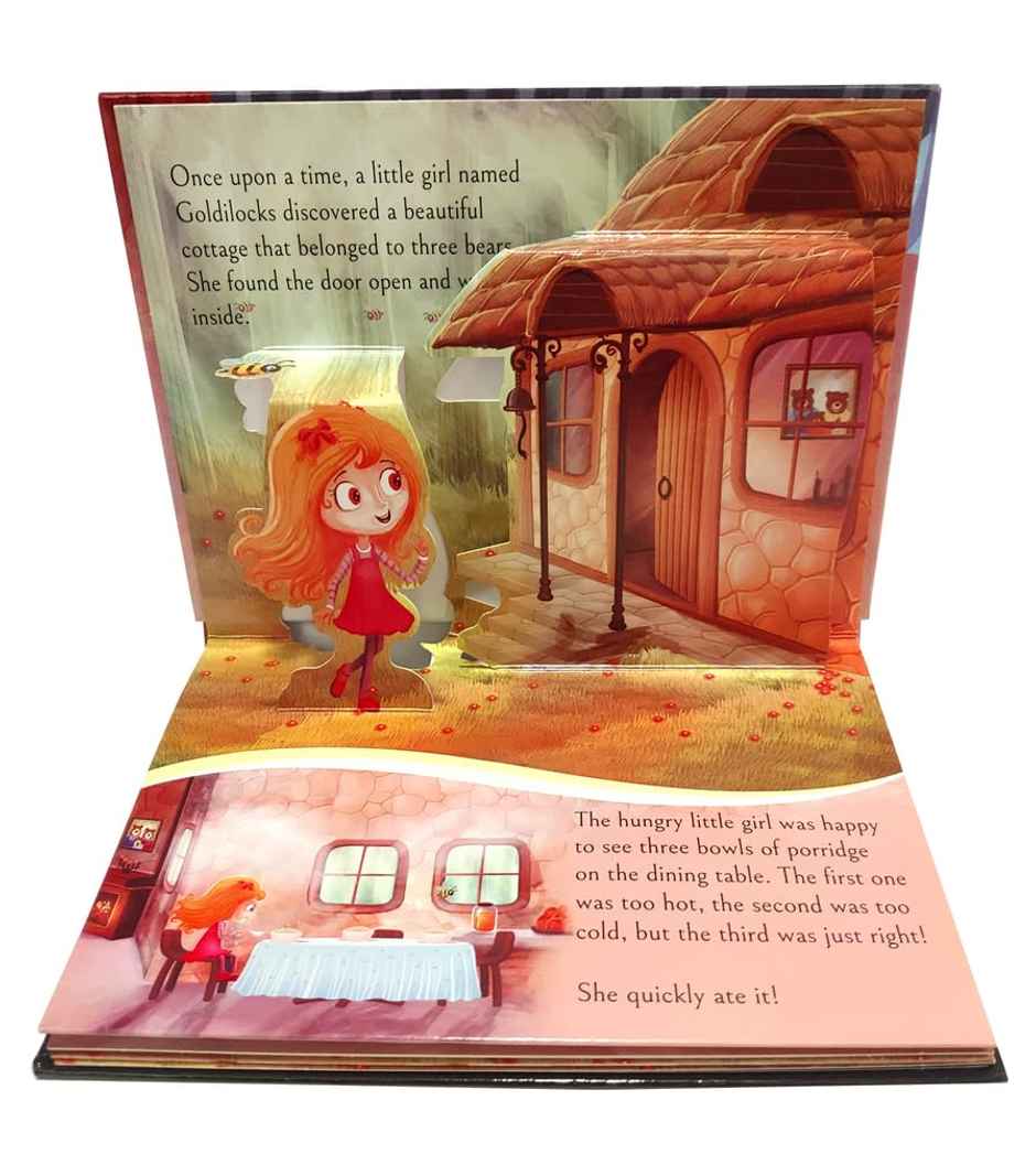 My First Pop-Up Fairy Tales - Goldilocks And The Three Bears Pop Up Books For Children