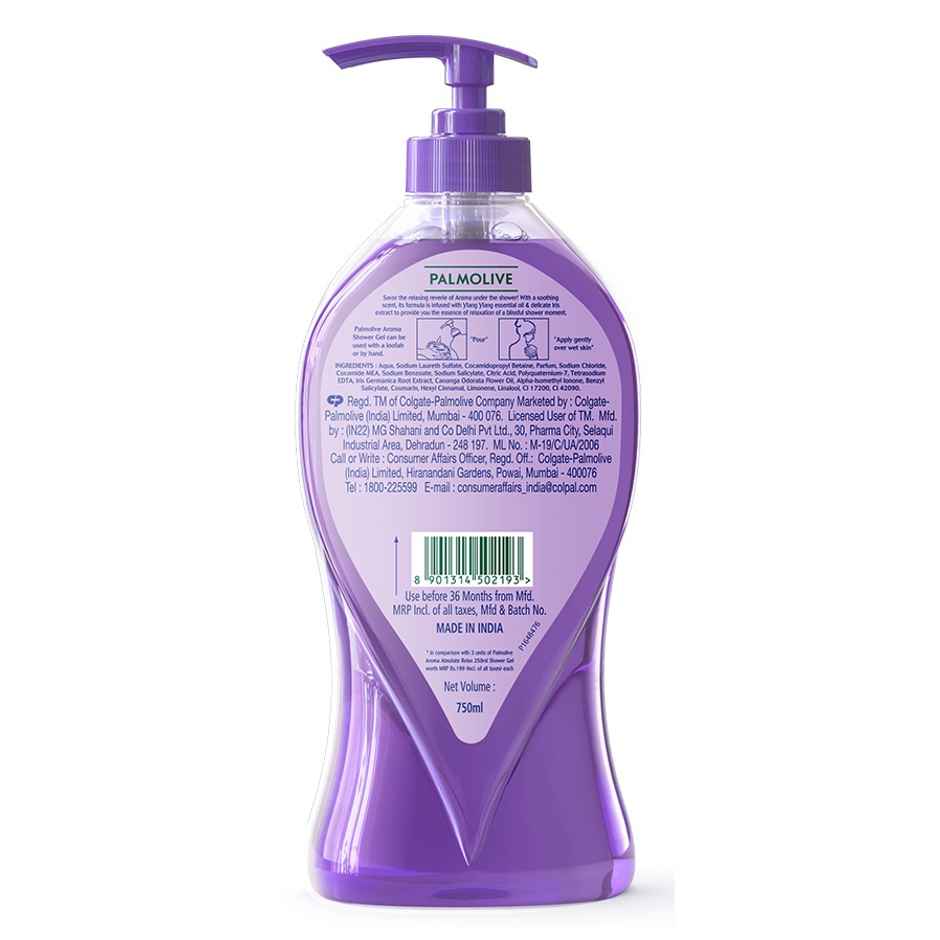 Palmolive Iris & Ylang Ylang Essential Oil Aroma Absolute Relax, Moisturizing Body Wash