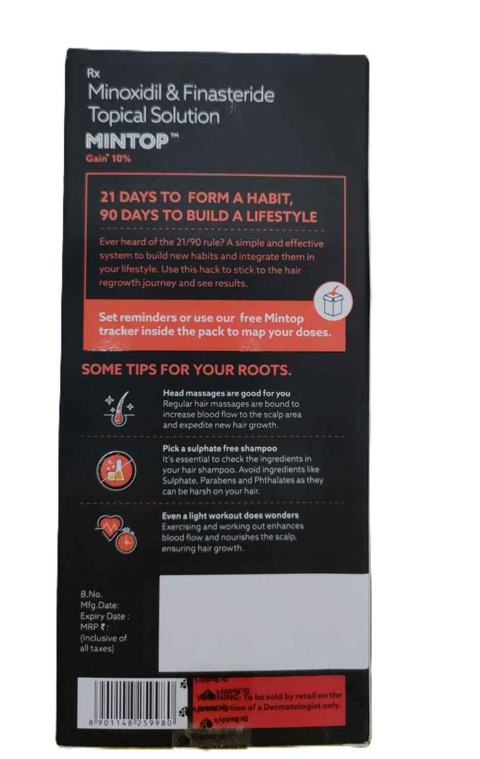 Mintop Gain+ 10% Topical Solution