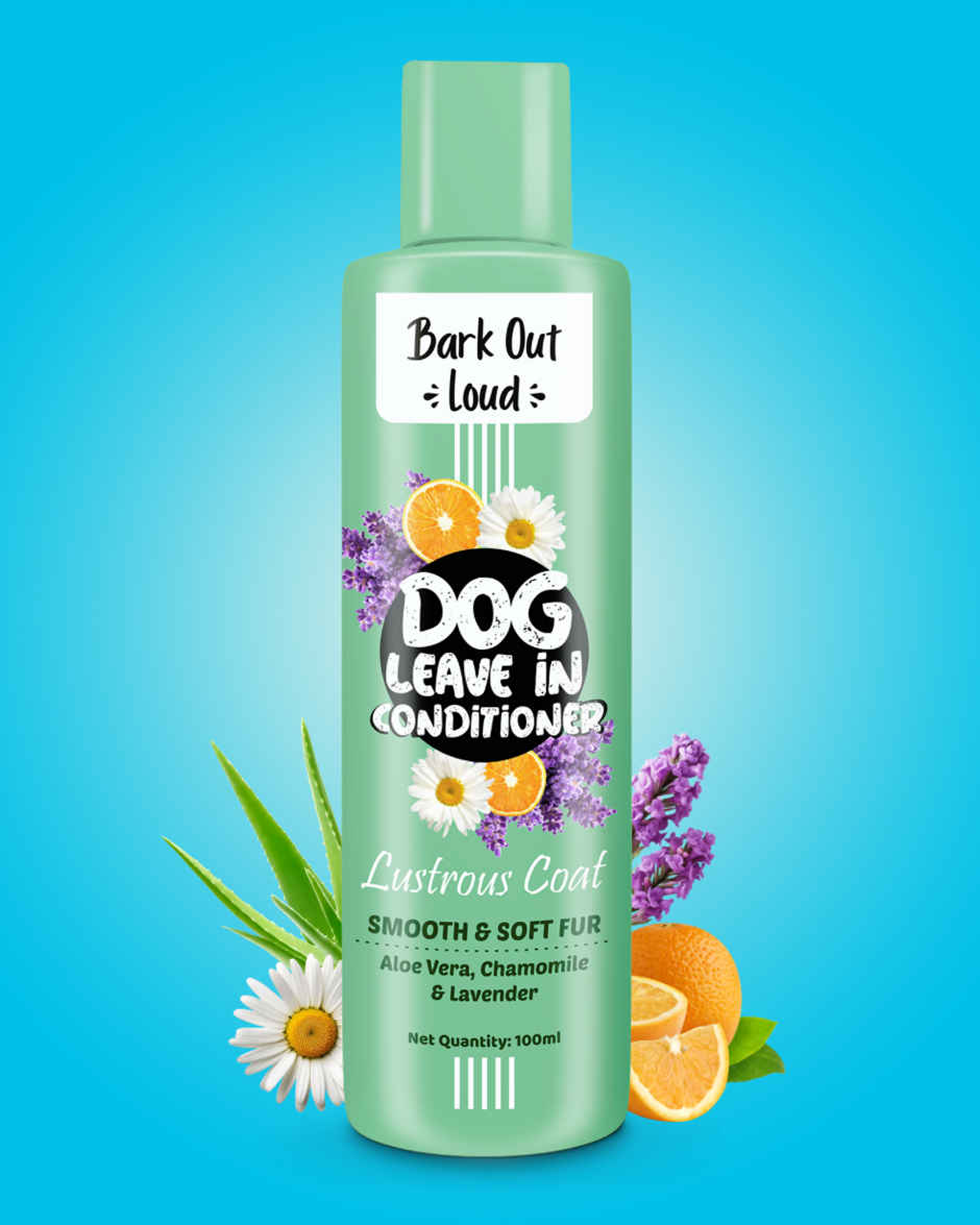Bark Out Loud Dog Leave-In Conditioner for Soft, Shiny | Tangle-Free Coat with Frizz Control