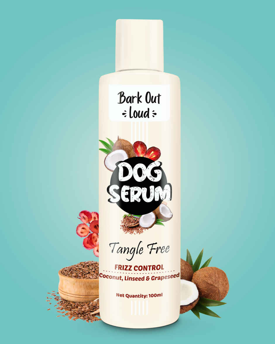 Bark Out Loud Dog Serum for Shiny Coat | Frizz Control | Tangle-Free Coat