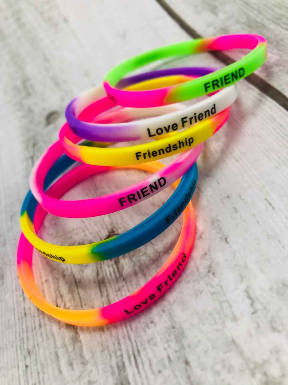Friendship Rubber Bands | Assorted | Pack Of 5 | Gullak