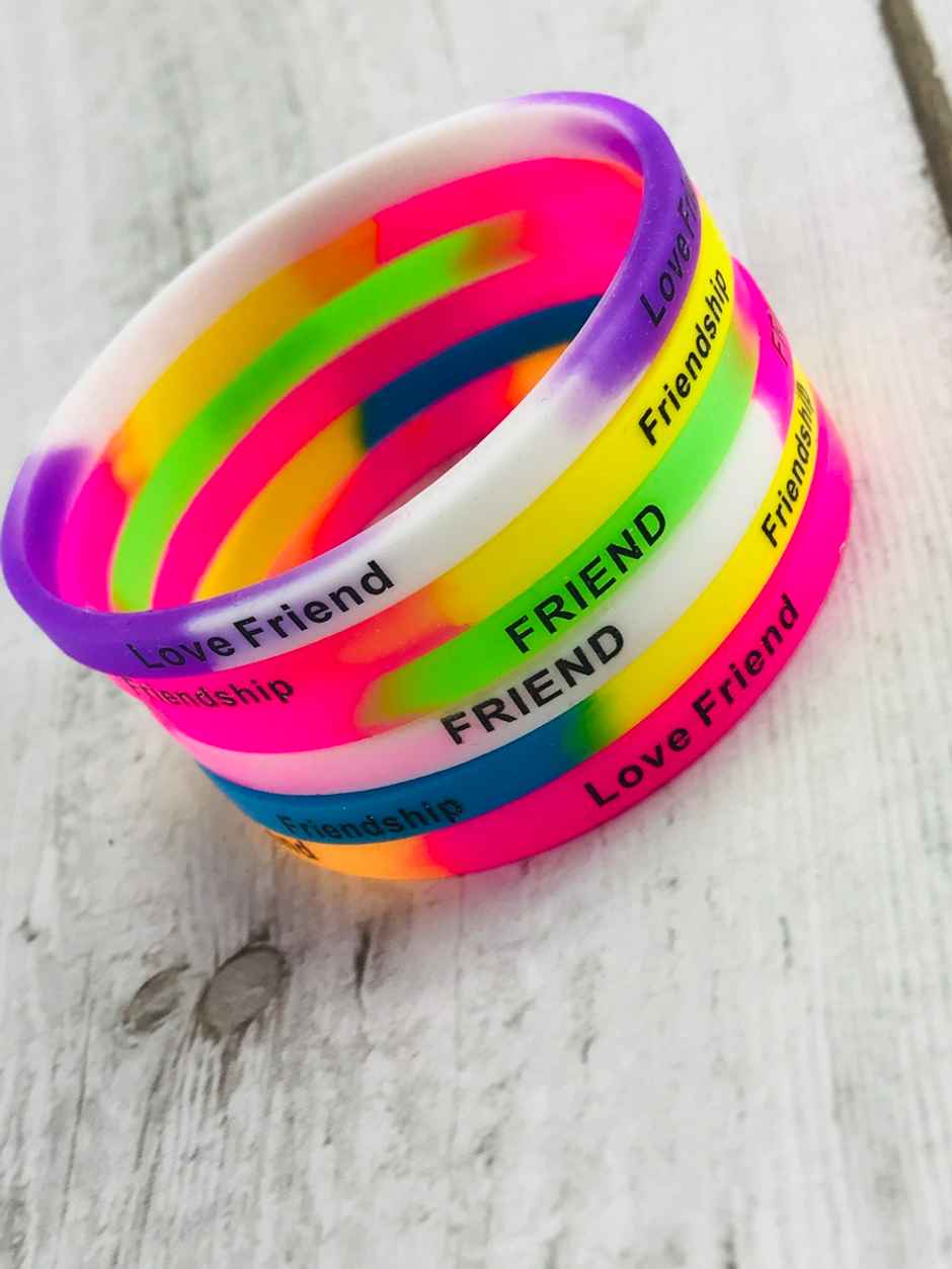 Friendship Rubber Bands | Assorted | Pack Of 5 | Gullak
