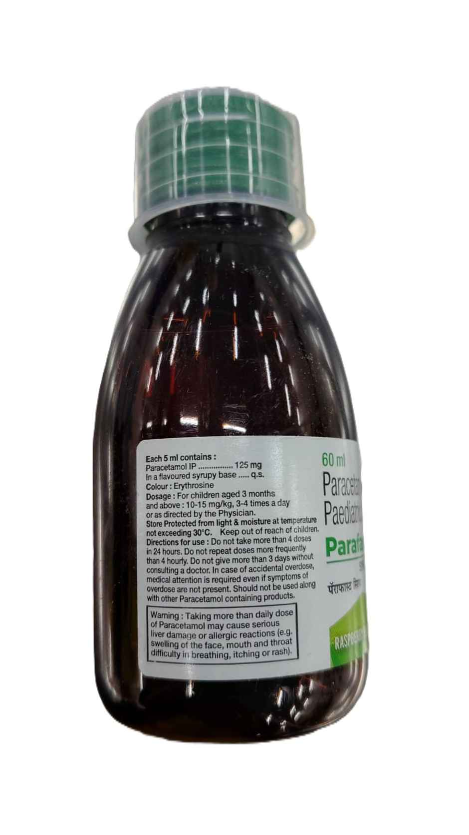 Parafast Raspberry Flavour Syrup