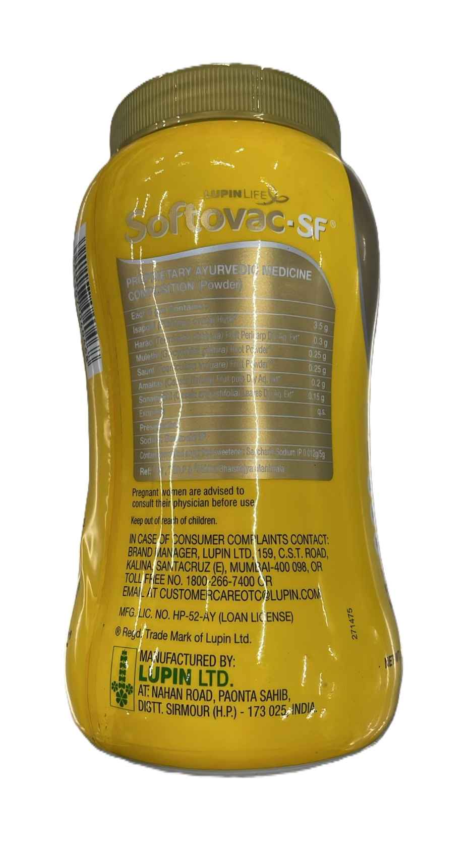 Softovac SF Isabgol Powder | Bowel Regulator Relief From Constipation