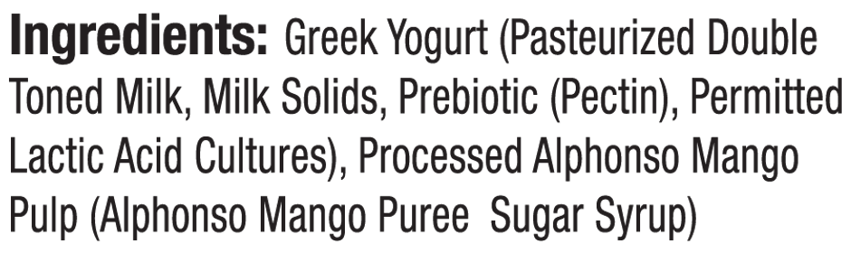 Epigamia Greek Yogurt- Alphonso Mango Combo