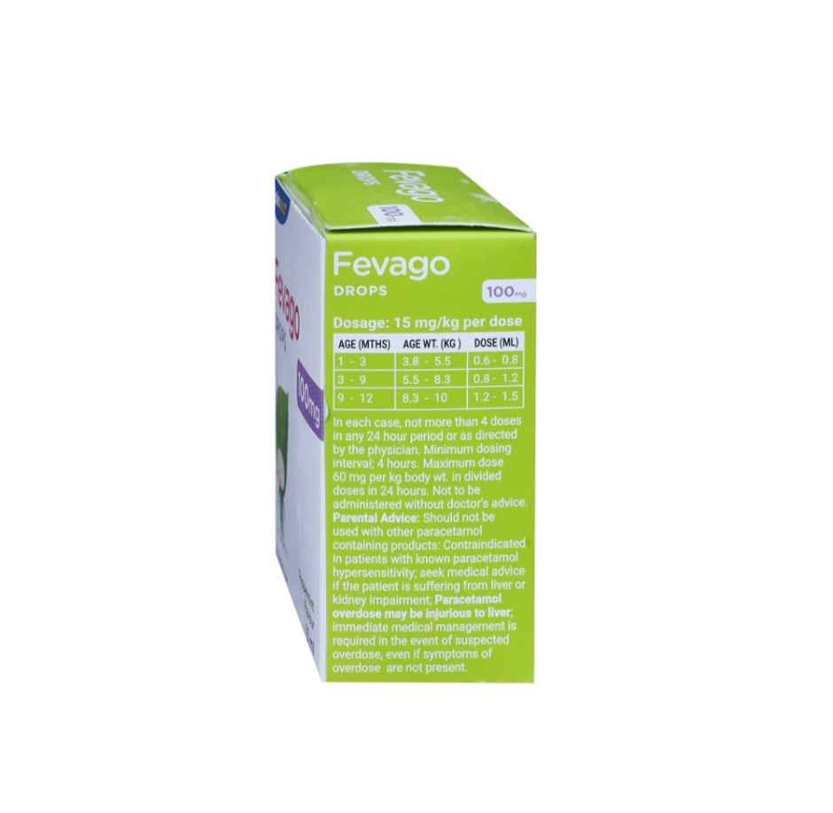 Fevago 100mg Peppermint Flavour  Drop