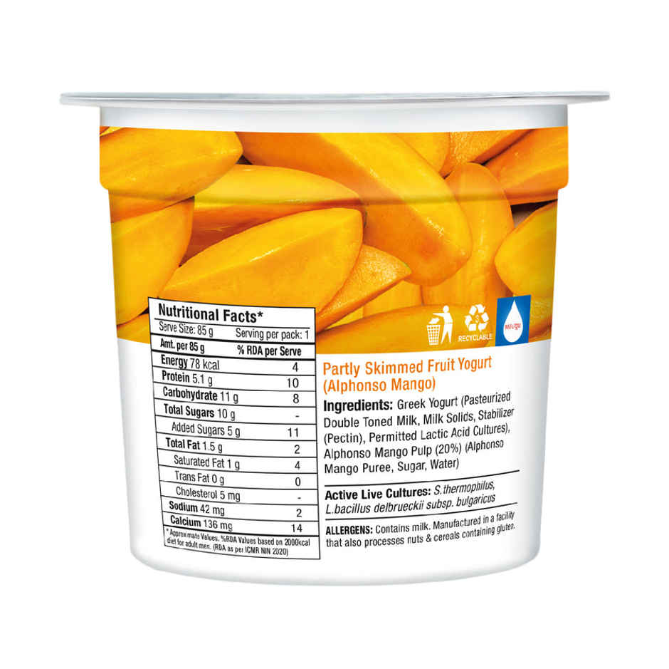 Epigamia Greek Yogurt- Alphonso Mango Combo