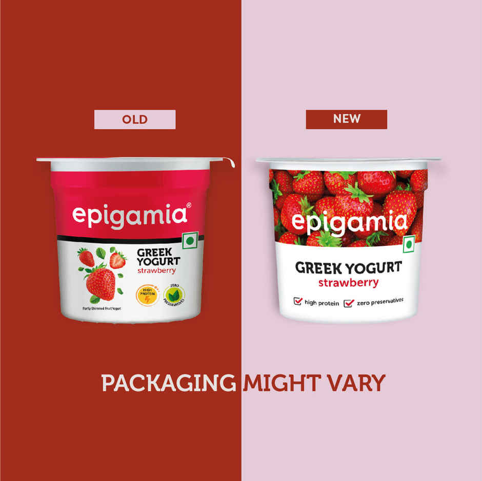 Epigamia Greek Yogurt- Strawberry Combo