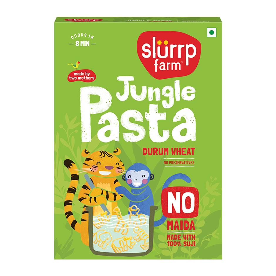 Slurrp Farm Jungle Pasta - Durum Wheat No Preservatives No Maida
