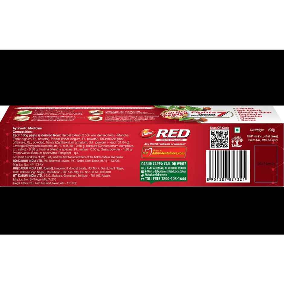Dabur Red Ayurvedic Toothpaste