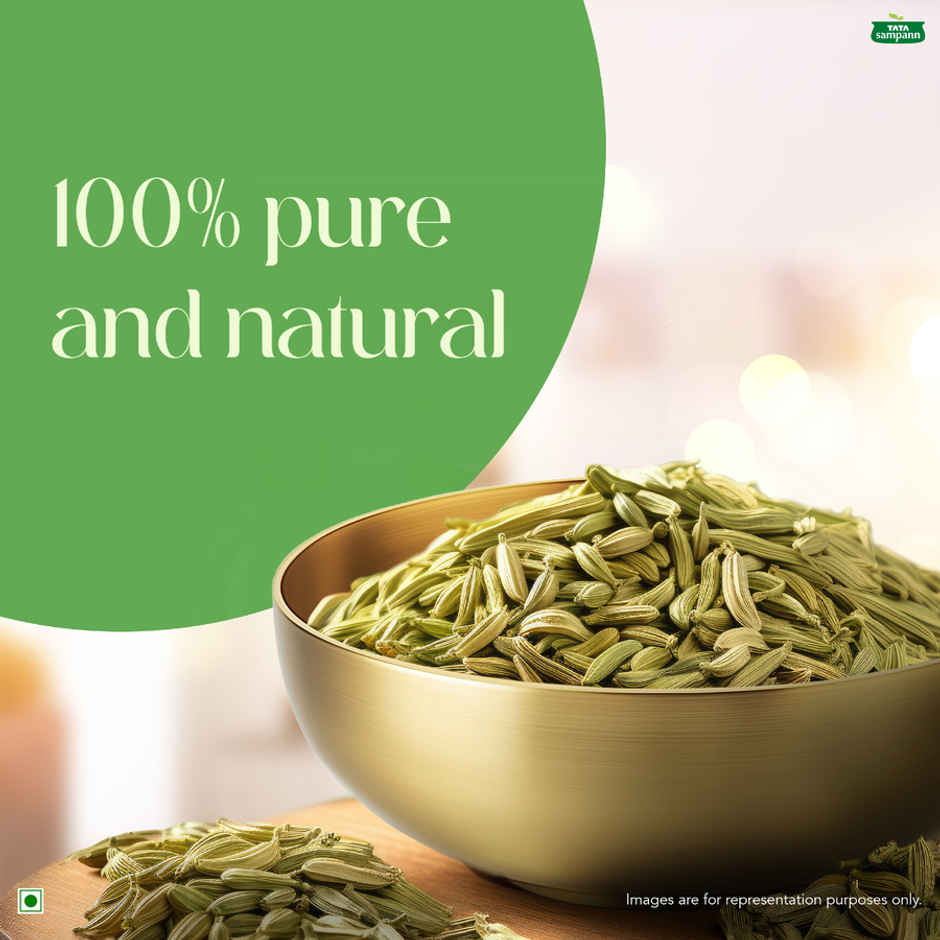 Tata Sampann Fennel Seed (Saunf) | Whole Spices, Natural Oils with Rich Aroma