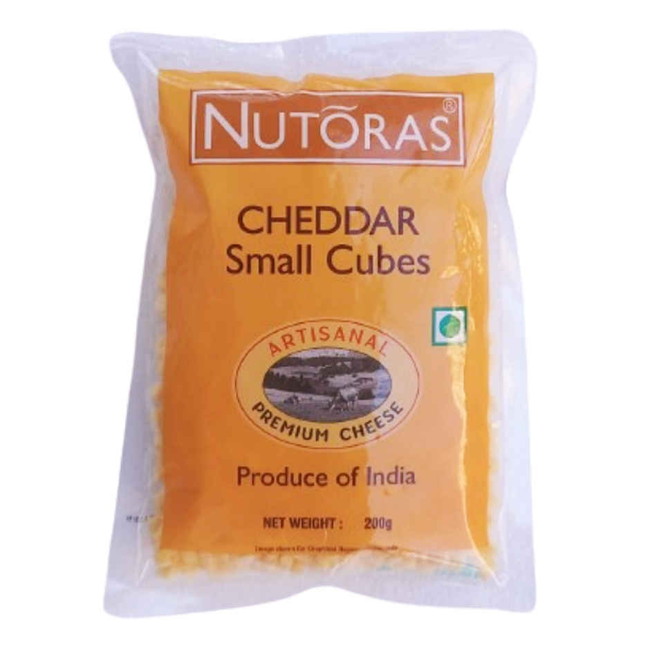 Nutoras Cheddar Cheese- Small Cubes