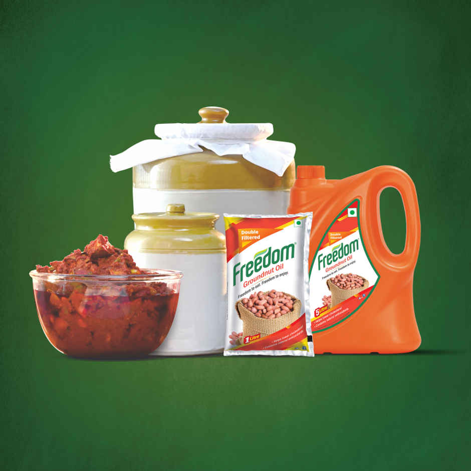 Freedom Double Filtered Groundnut Cooking Oil | Pouch Combo
