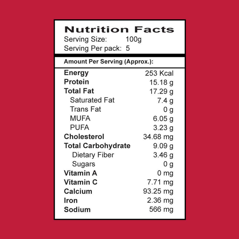 Meatzza Chicken Malai Seekh Kabab
