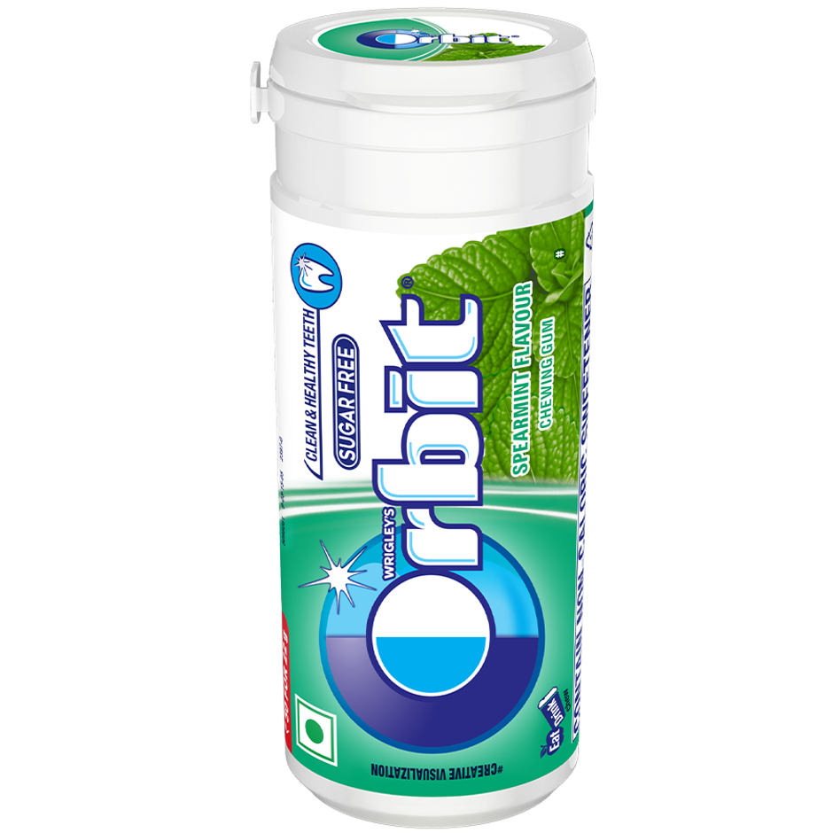 Orbit Spearmint Sugar-free Chewing Gum Pot