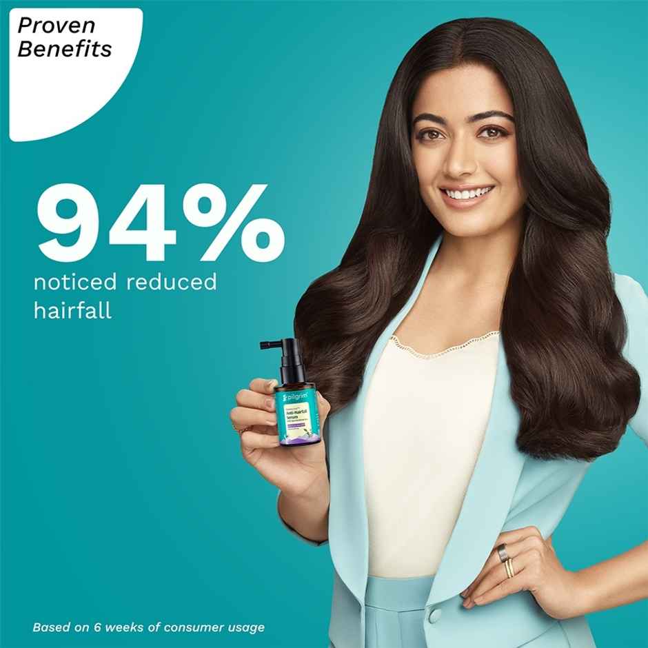 Pilgrim Rootactive Anti-hairfall Serum With Spanish Rosemary Strengthens Hair Roots