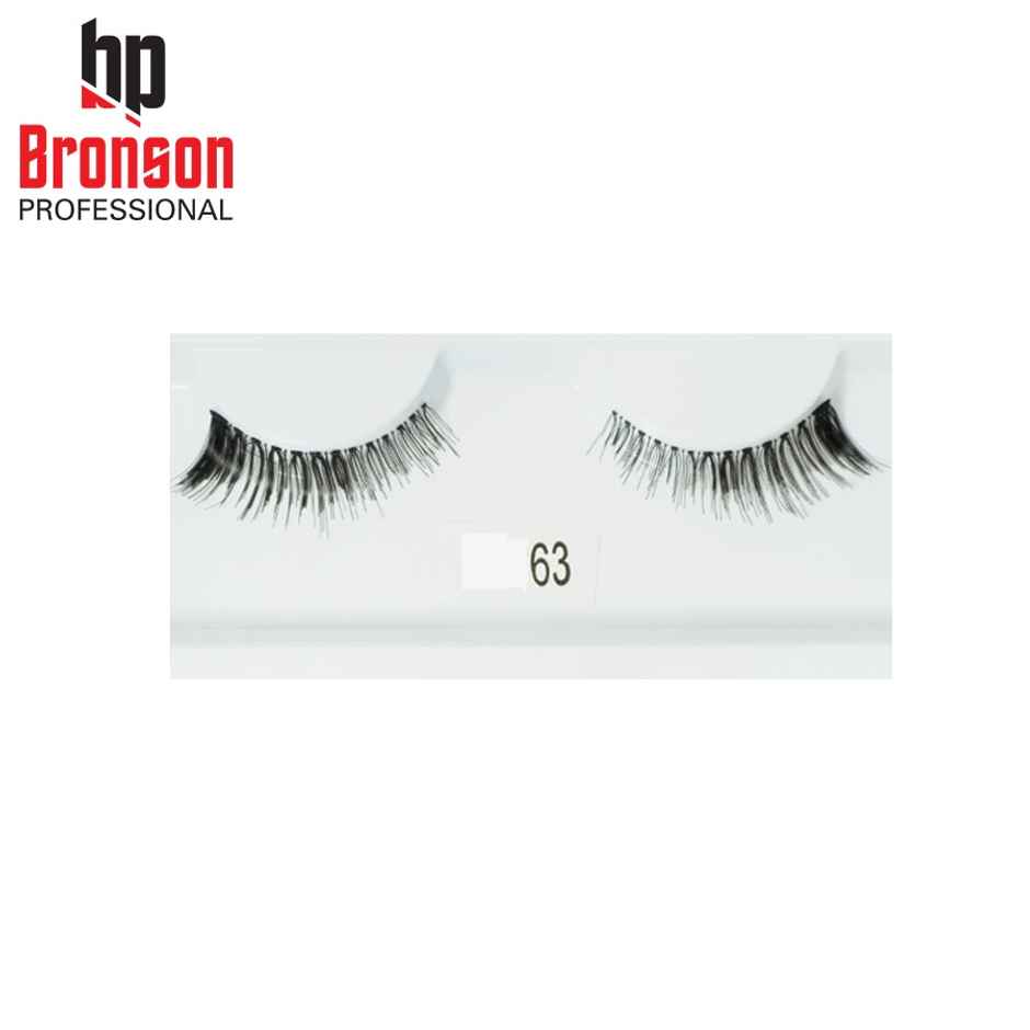 Bronson Professional Synthetic Hair and Lightweight Long Natural Look False Eyelashes - 63