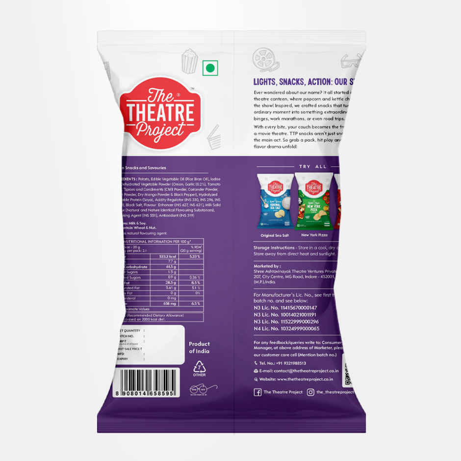 The Theatre Project Crinkle Cut Chips Combo