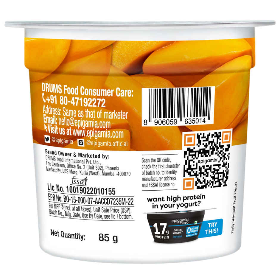 Epigamia Greek Yogurt- Alphonso Mango Combo