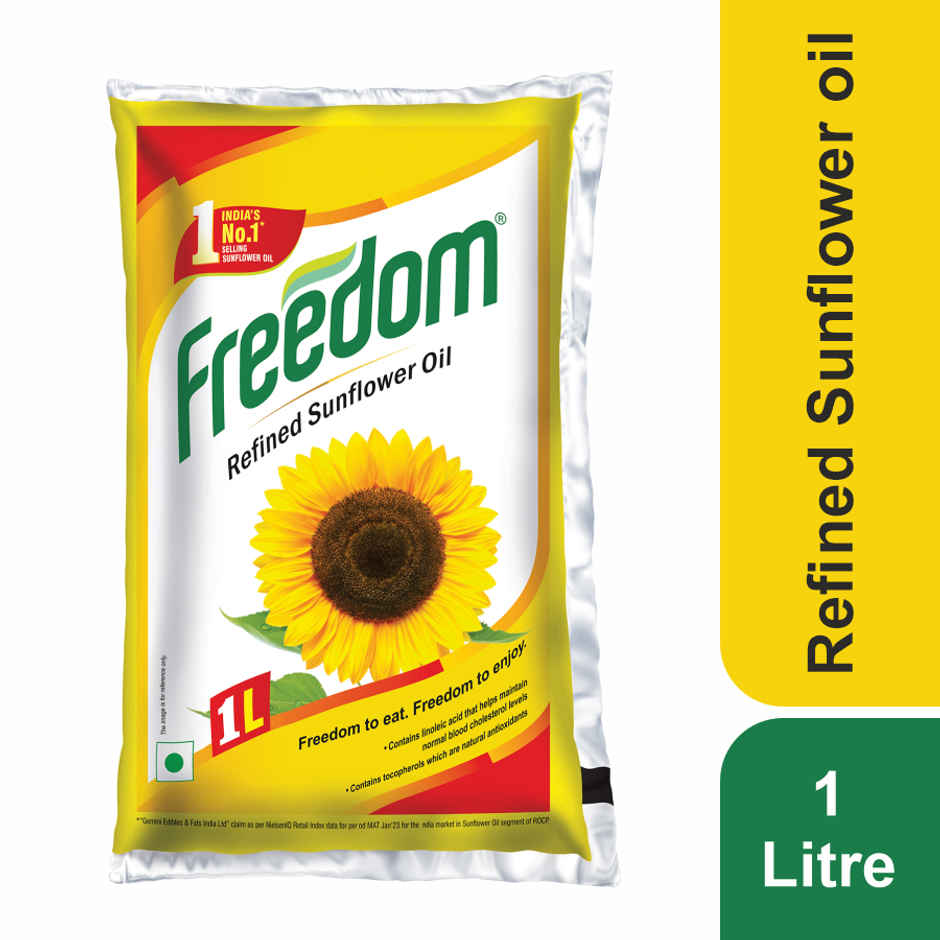 Aashirvaad Atta With Mutigrains(5kg), Freedom Refined Sunflower Oil(1l) & Parrys White Label Sugar(1kg) Combo