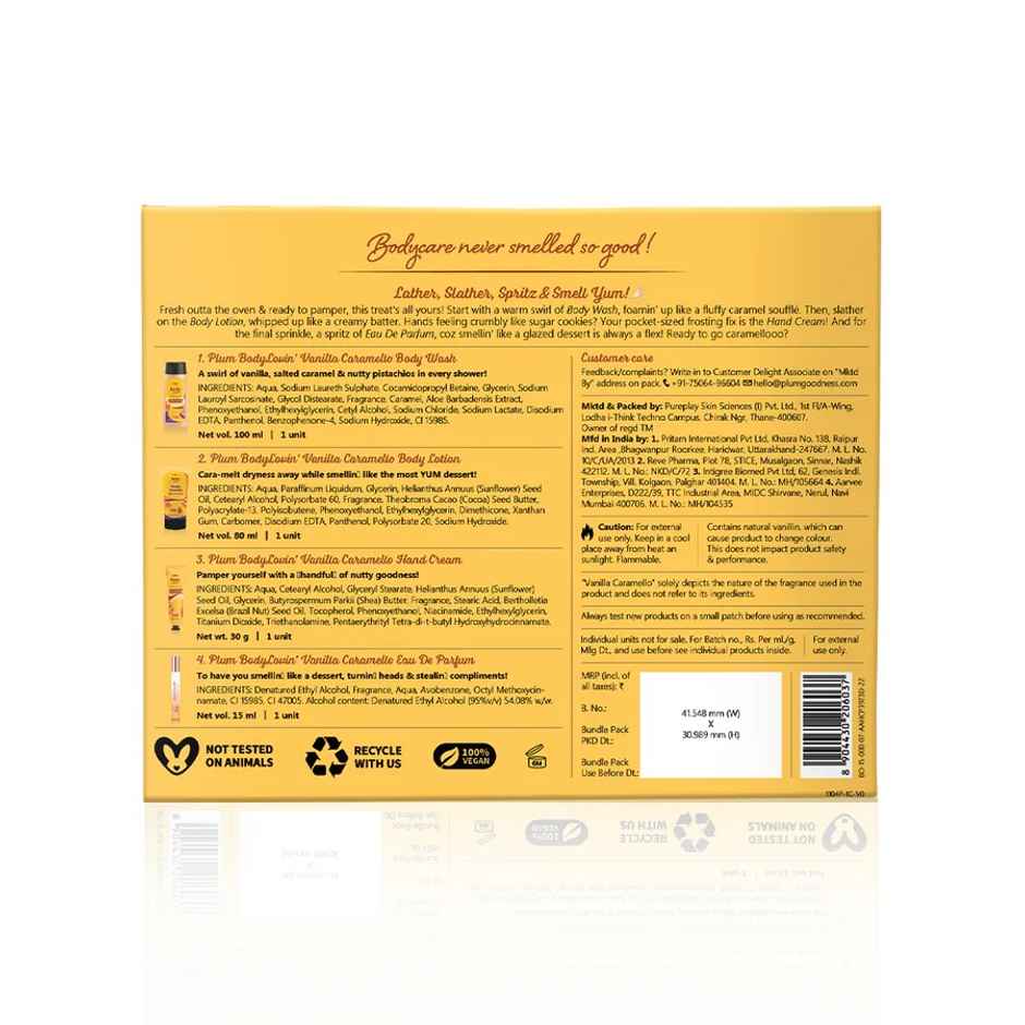 Plum BodyLovin Vanilla Caramello Bath & Body Gift Set