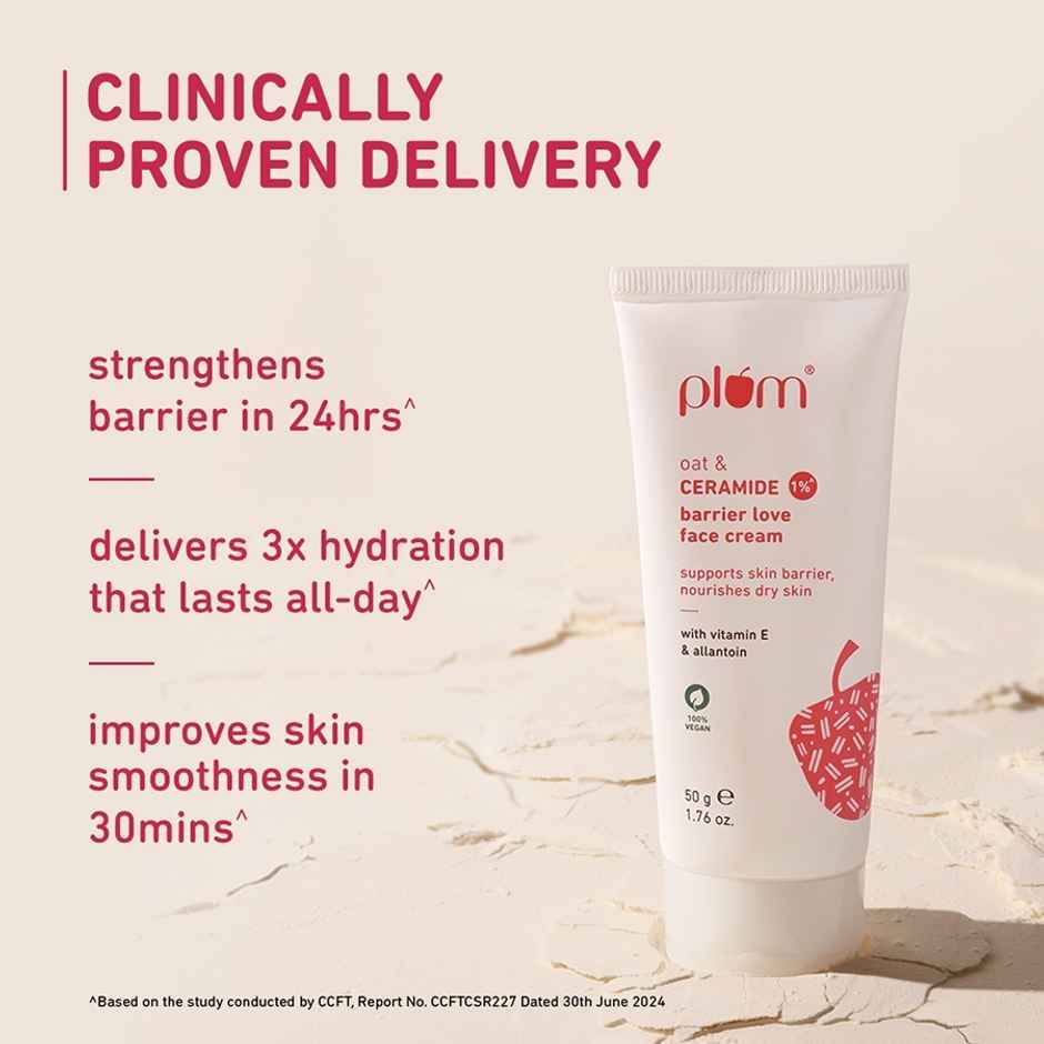 Plum Oat & 1% Ceramide Barrier Love Face Cream