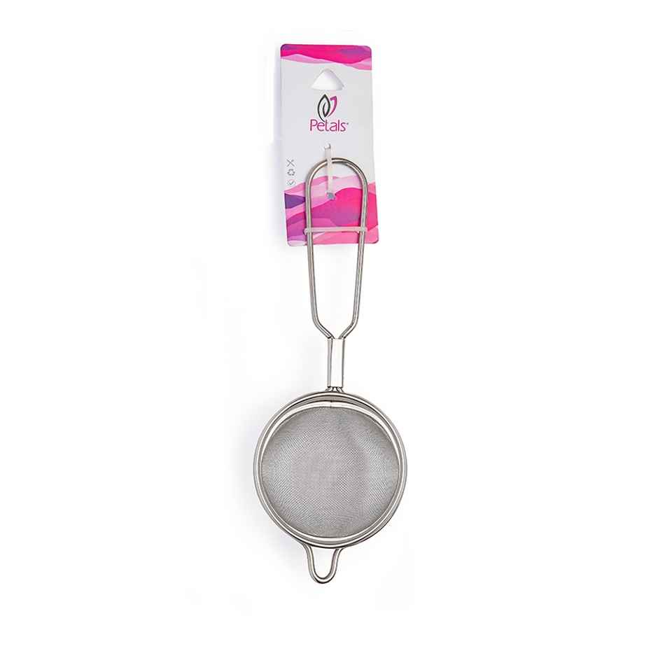 Petals Ss Premium Jali Tea-coffee-chai Channi Strainer | 8.5 cm