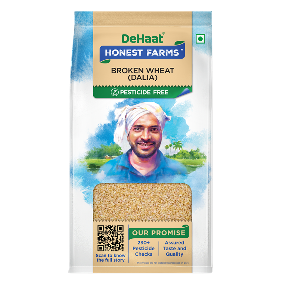 DeHaat HF Pesticide Free Broken Wheat /Dalia