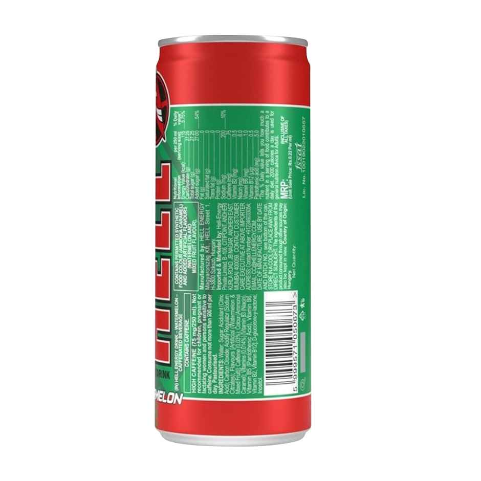 HELL Energy Drink Watermelon | Fruity Energy Boost
