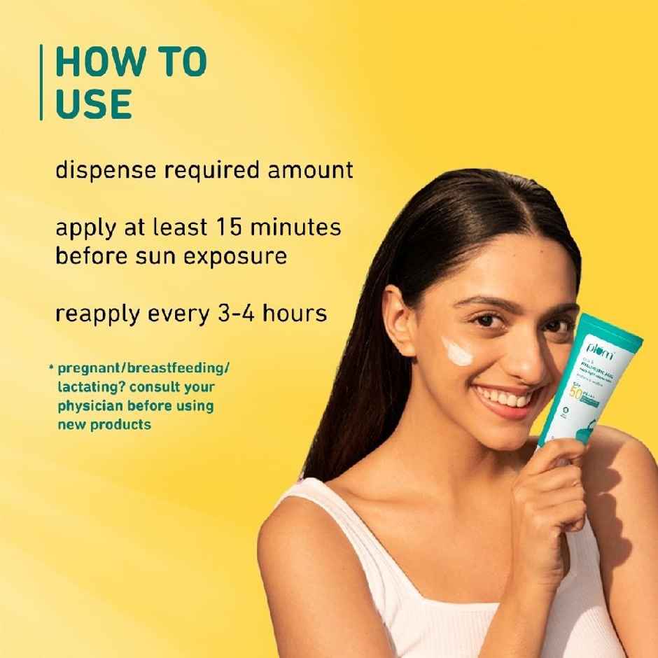 Plum Cica & Hyaluronic Acid Aqua-Light Sunscreen SPF 50 PA+++