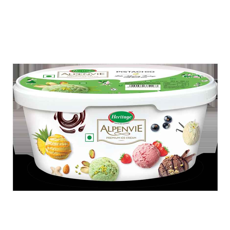 Heritage Alpenvie Pistachio Tub | Nutty & Creamy