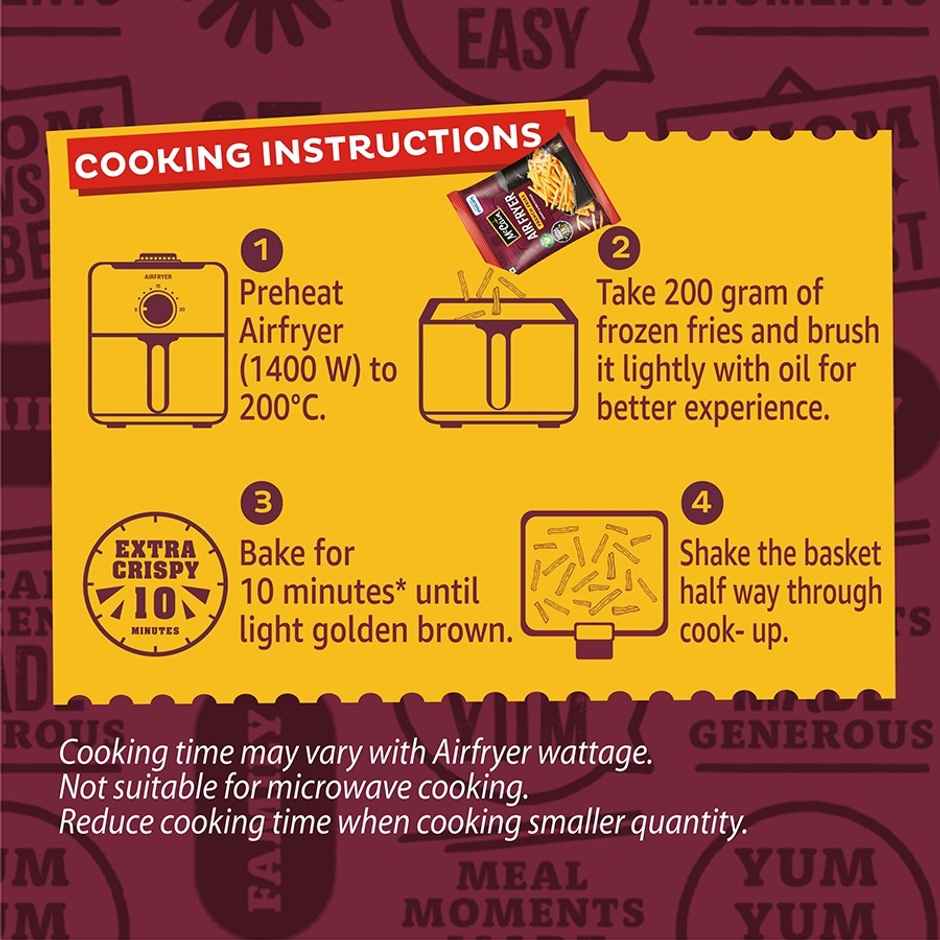 Mccain Airfryer French Fries | Crispy Snack