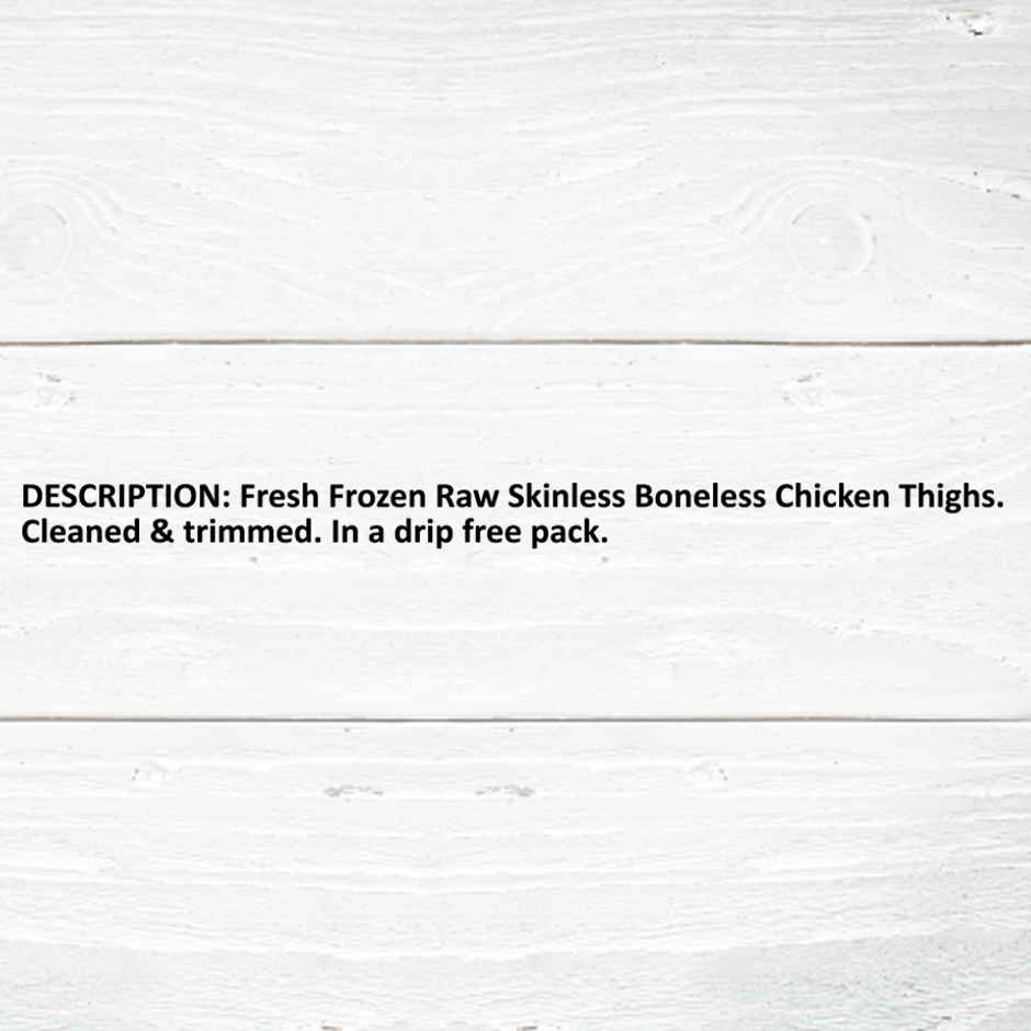 Meatzza Fresh Boneless Chicken Thighs
