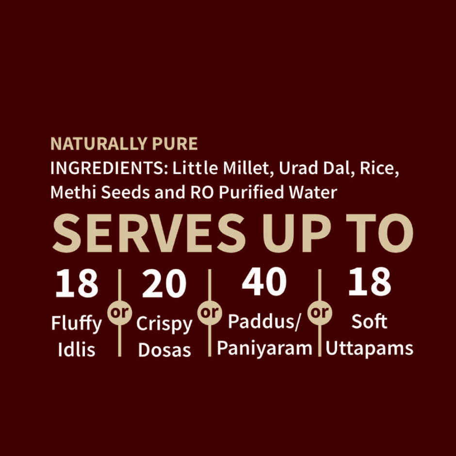 Batter Box Millet Idly/ Dosa Batter
