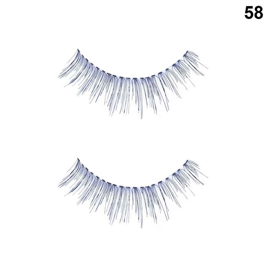 Bronson Professional Synthetic Hair and Lightweight Long Natural Look False Eyelashes - 58