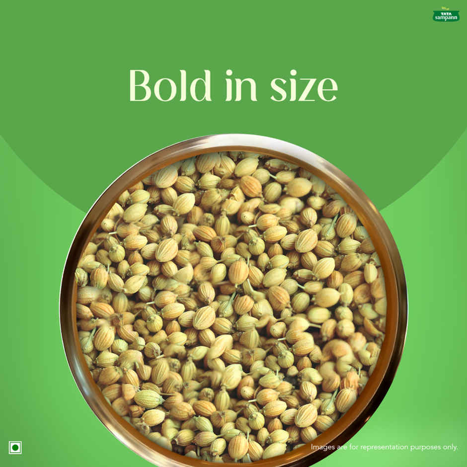 Tata Sampann Coriander Whole (Dhaniya) | Whole Spices, Natural Oils with Rich Aroma