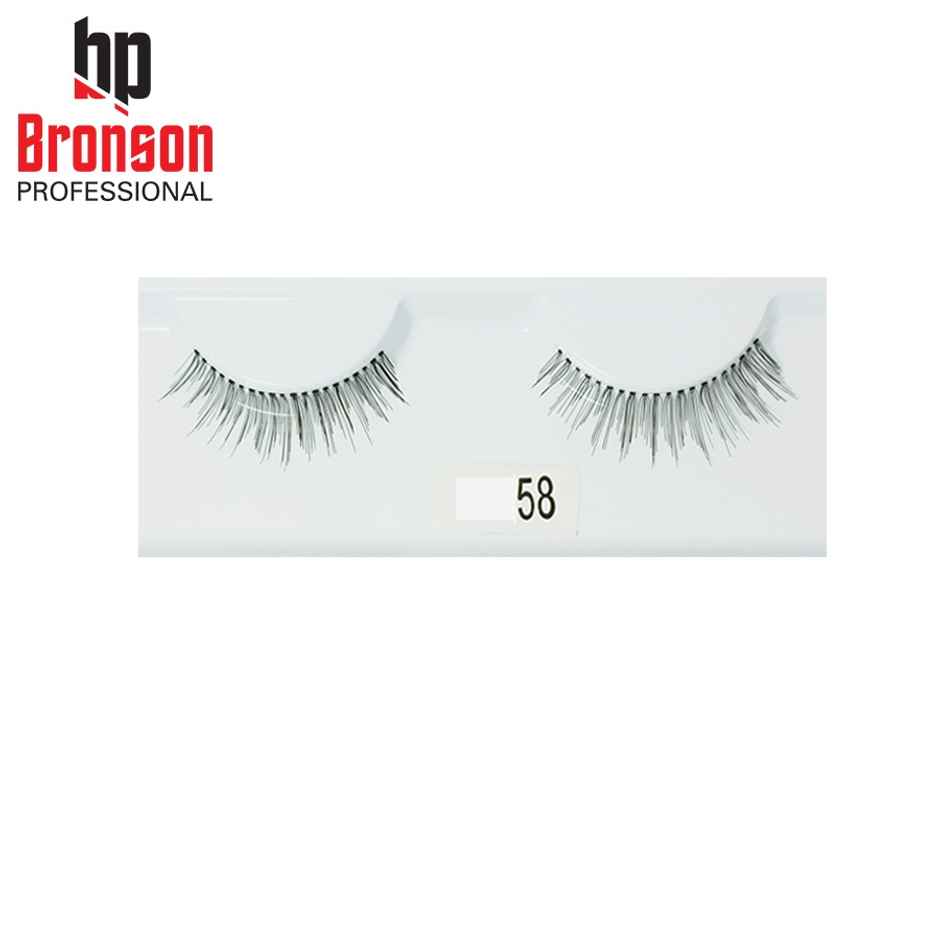 Bronson Professional Synthetic Hair and Lightweight Long Natural Look False Eyelashes - 58