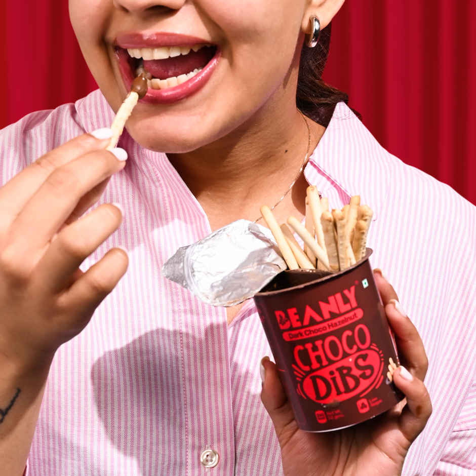 Beanly Dark Choco Hazelnut Spread with Breadsticks