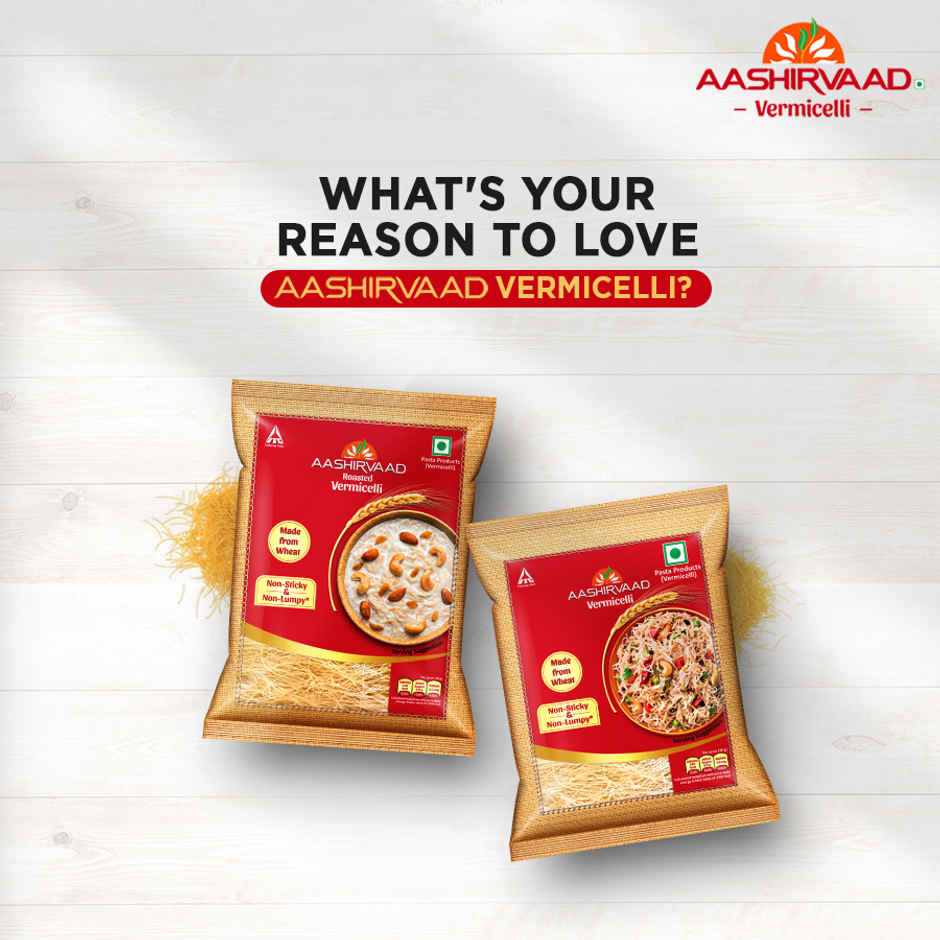 Aashirvaad Roasted Vermicelli | Made from Wheat | No Maida