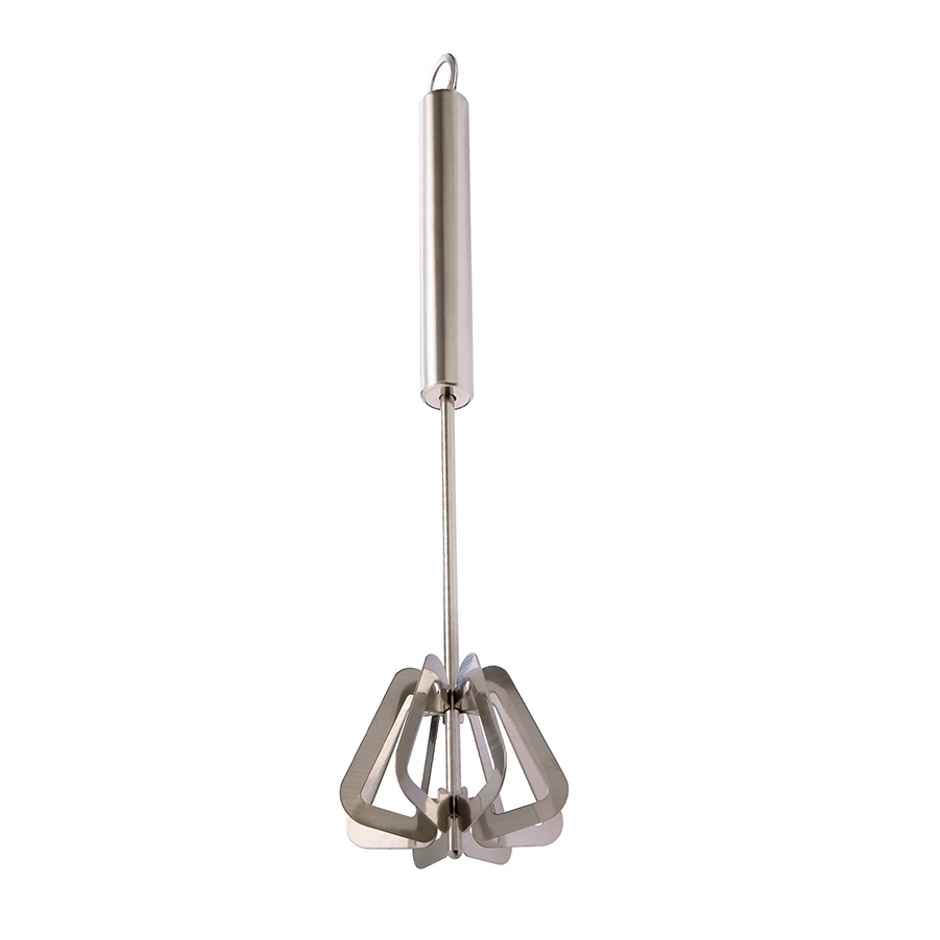 Petals Steel Manual Self Press Semi Auto Whisk-Rawai-Madhani-Hand Mixer-Blender Tool