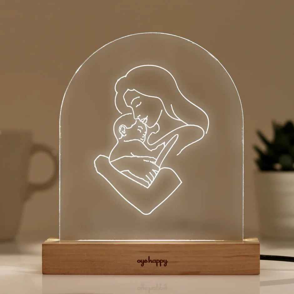 Oye Happy Mom Led Lamp