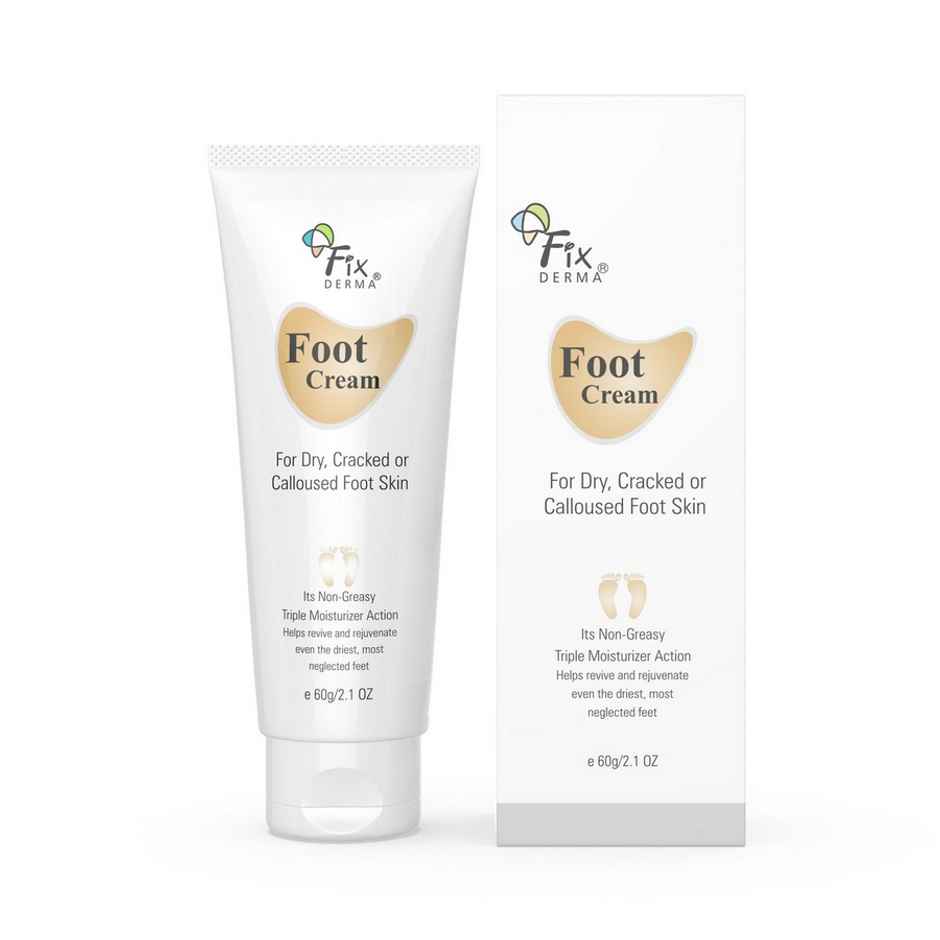 Fixderma 5% Lactic Acid 15% Urea 3% Glycerine Foot Cream For Dry & Cracked Feet Moisturizes