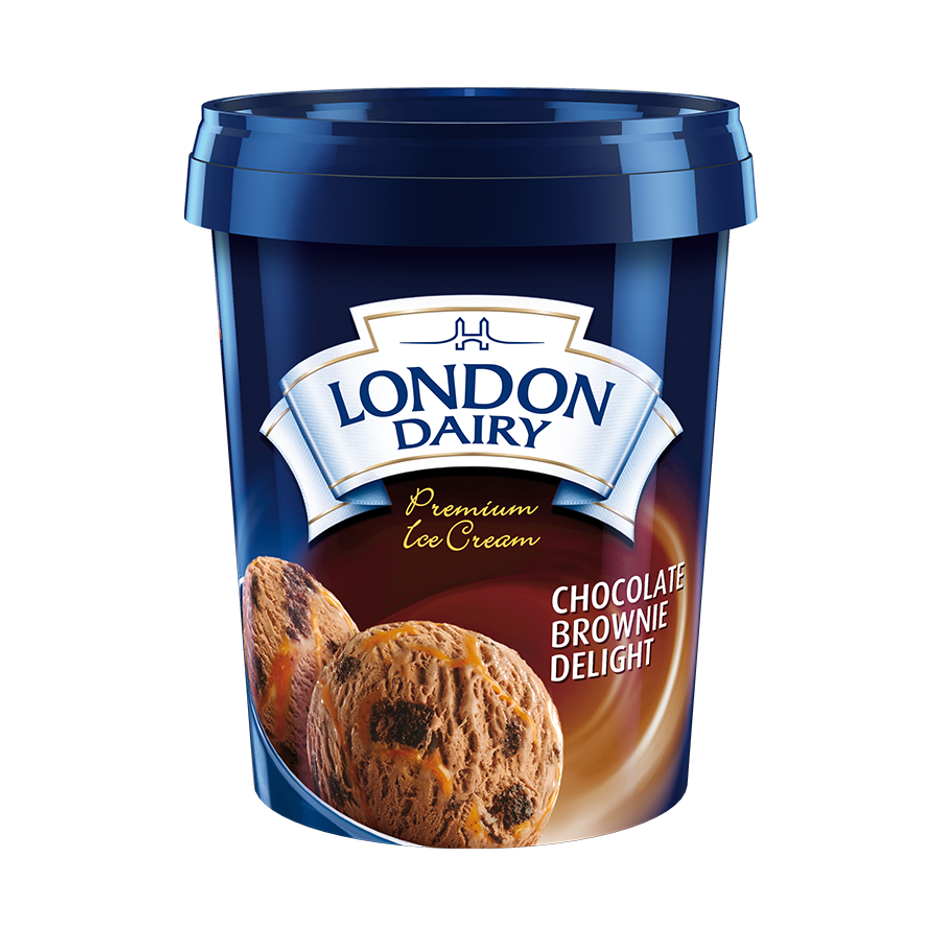 London Dairy Choco Brownie Delight Ice Cream Tub