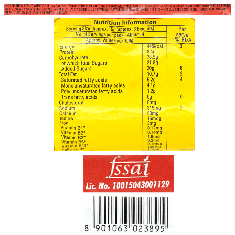 Britannia Marie Gold Biscuits Plain | Trans Fat-free