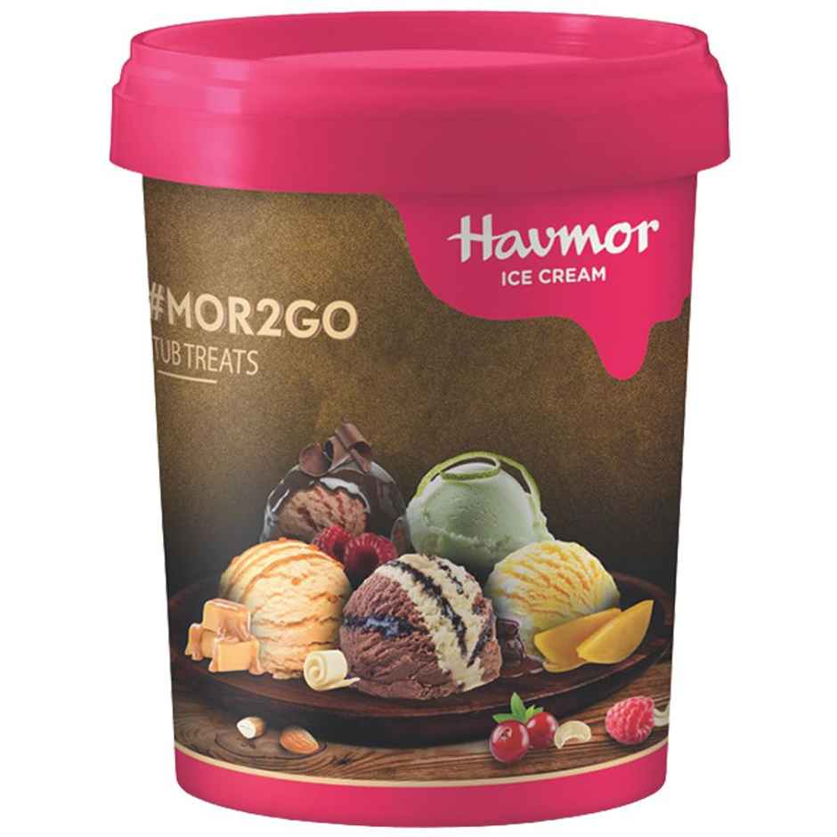 Havmor Mango Cheese Cake Ice Cream Tub