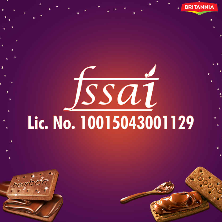 Britannia The Original Bourbon - Creme Biscuit with Chocolate | Chocolatey Indulgence | Combo